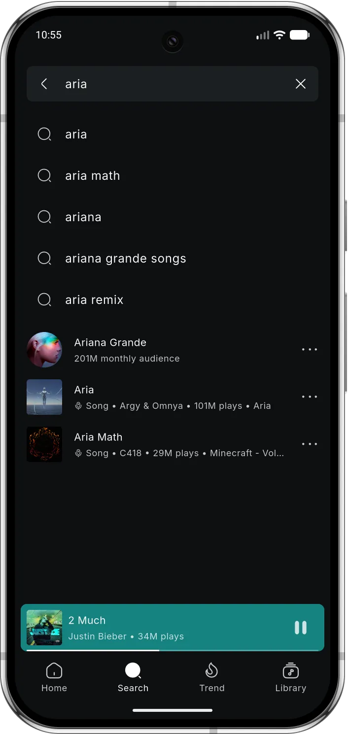 BlissBox Search Input
